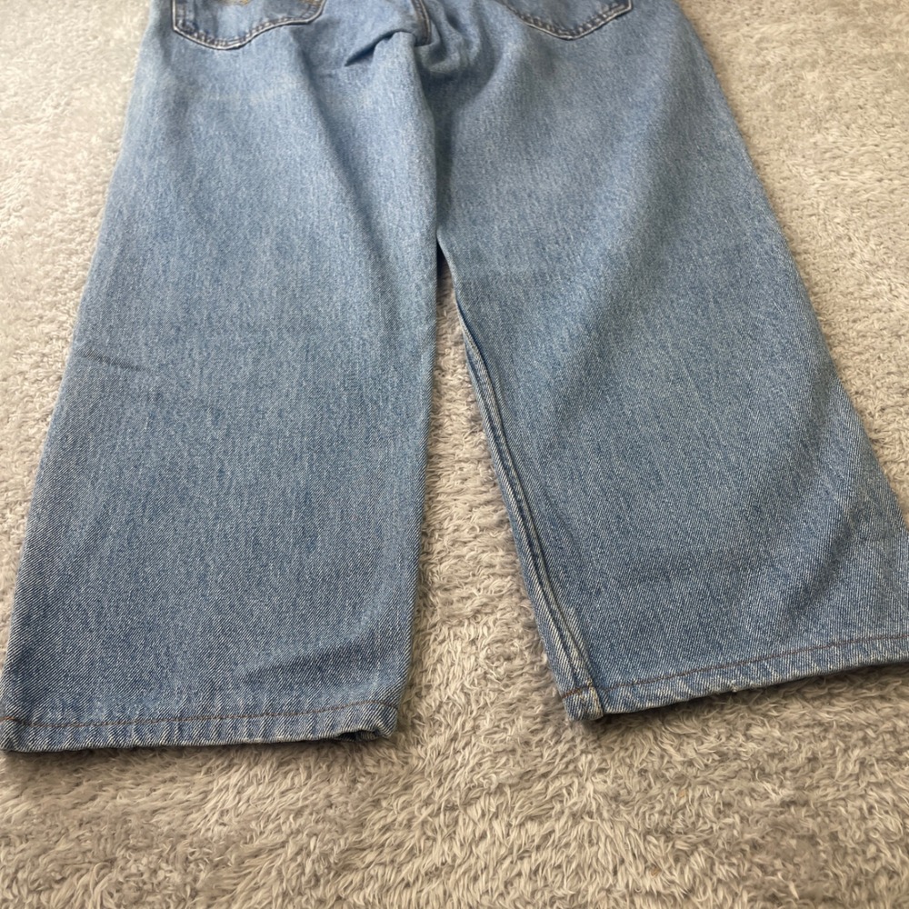 Levi's 550 Relaxed Fit Jeans Mens 36x29 (36X26 READ) Light Wash Blue Tapered - Picture 6 of 8